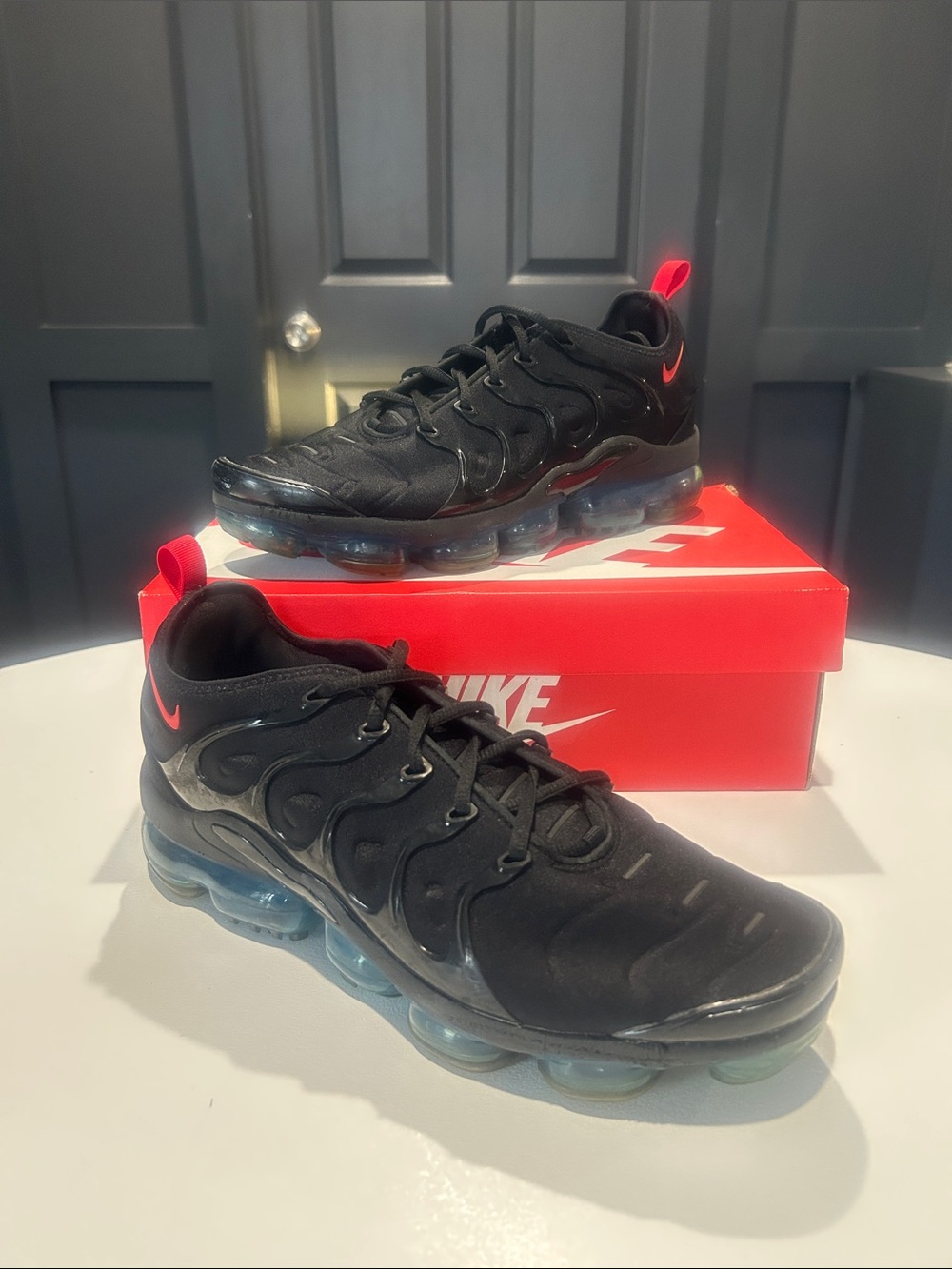 Nike VaporMax Plus “Black Red Blue” Men’s Size 12